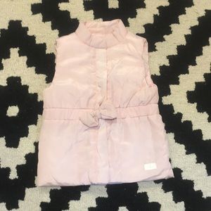 7 for all mankind light pink puffy vest